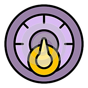 Antifreeze dashboard icon vector flat