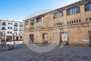 Antigua Carniceria (Old Butcher Shop) at Plaza del Populo Square - Baeza, Jaen, Spain photo