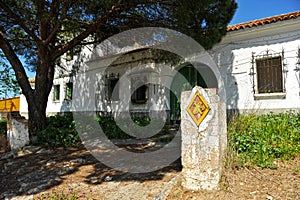 Antigua Casa cuartel de la Guardia Civil en AljucÃ©n, EspaÃ±a