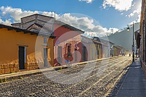 Antigua City at Sunrise, Guatemala