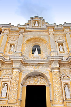 Antigua, Guatemala: La Merced Church, built in 1767, following g photo