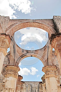 Antigua, Guatemala: Ruins of Cathedral of Santiago, built in 1545