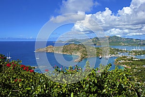 Antigua harbour, Caribbean