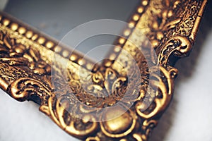 Antik gold picture frame