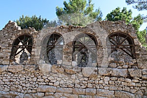 Antik Likya`nn en nemli liman kentlerinden biri olan Olimpos, Antalya, TurkeyOlympos, one of the most humid port cities of ancient