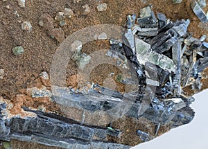 antimonite mineral texture