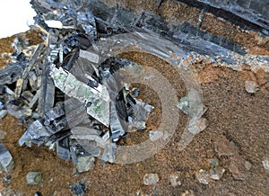 antimonite mineral texture