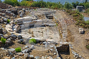 Antiochia Ad Cragum Ancient City is located in Gazipasa. Antalya-Turkey