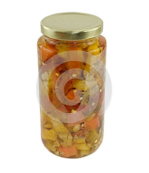Antipasta in a jar