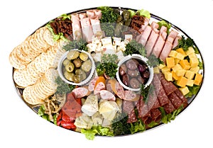 Antipasto catering platter photo