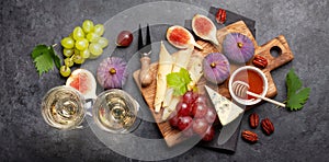 Antipasto plate. Appetizer board