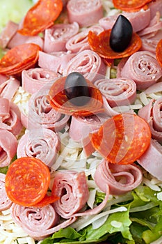 Antipasto Salad Closeup