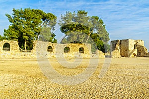 Antipatris Fort Binar Bashi, in Yarkon Tel Afek National Park