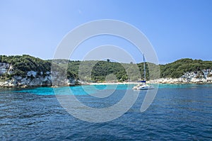 Antipaxos Island - Ionian Sea â€“ Greece - Turquoise sea -