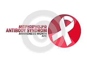 Antiphospholipid Antibody Syndrom Awareness Month, background