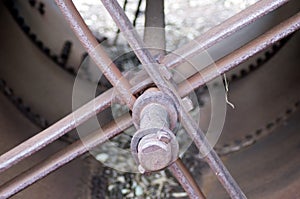 Antiquated farm equipment at homestead, Wilpena Pound, South Australia