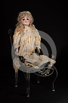 Antique 1887 Bisque Doll