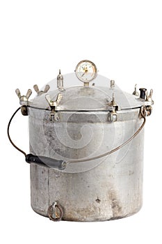 Antique Aluminum Pressure Cooker / Pressure Canner