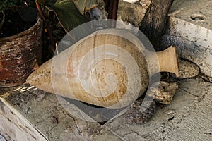 Antique amphora photo