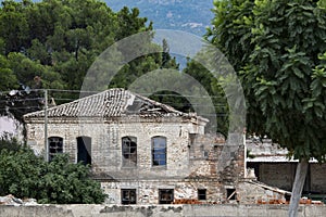 Antique architecture, historical building, antique window, antique door, window view, door view, antique building facede, historyc