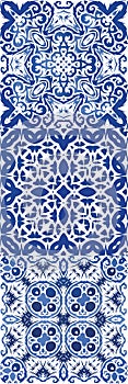 Antique azulejo tiles patchworks photo