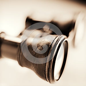 Antique binocular photo