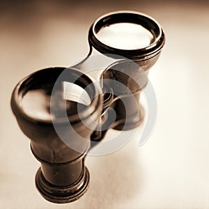 Antique binocular photo