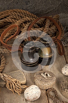 Antique binoculars