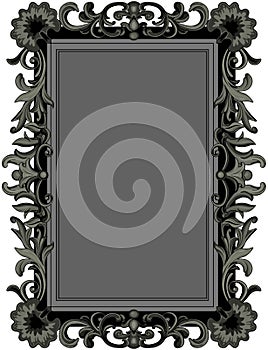 Antique Black Frame