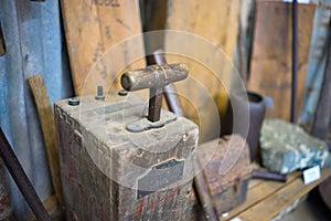 Antique Blasting Machine photo