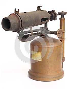 Antique blowtorch photo