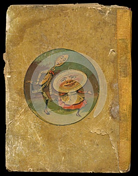 Antique book cover