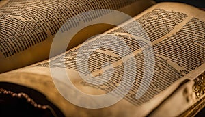 Antique Book Pages with Elegant Script