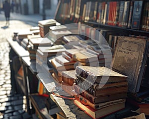 antique bookstore on the street
