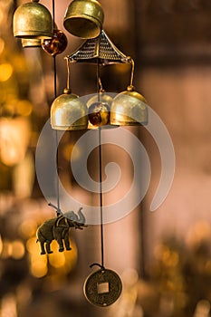 Antique brass bell