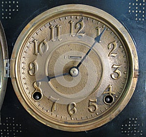 Antique Brass Clock Face