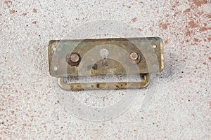 Antique brass drawer pull knob