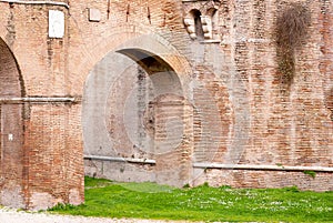 Antique brick passage