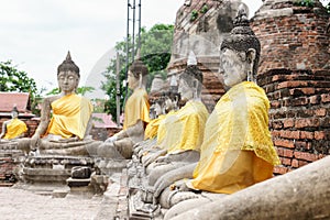 Antique buddha statue