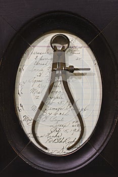Antique Caliper Diameter Tool