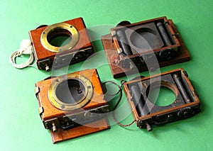 Antique camera shutters