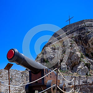 Antique Canon Inside old fortress