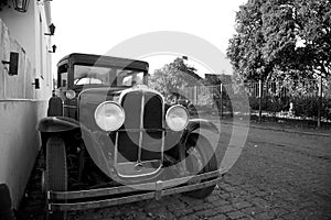 Antique Car in Colonia, Uruguay