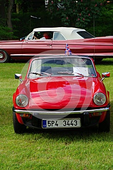 Antique car Triumph spitfire 1500