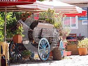 The antique cart from Colorful Streets of Bozcaada, Tenedos