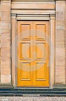 Antique castle door