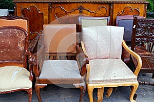 Antique Chairs, Athens Flea Market