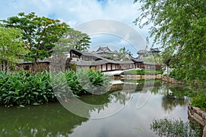 Antique Chinese garden architecture