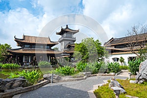 Antique Chinese garden architecture