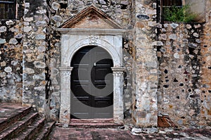 Antique Church Door in La Aduana, Mexico